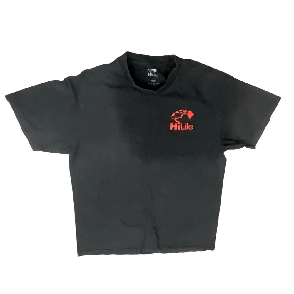 HiLife T Shirt Men’s Large Black Graphic Casual
